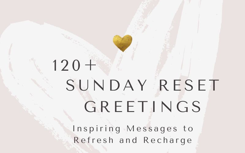 Sunday Reset Greetings